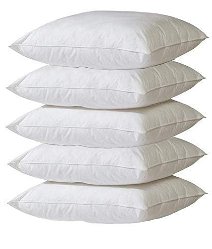 EVERDECOR Soft Microfiber Pillow for Deep Sleep and Neck Support (White,16 x 16 Inches) (2)