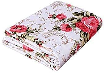 MIRAVU Ac Dohar Blanket | Ac Room Quilt Single Bed Soft Microfibre & Cotton, Floral Flower Print Reversible n Lightweight for Summer and mild Winter