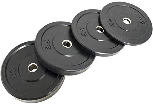 Ankaro Olympic Rubber Bumper Weight Plates,Barbell Weights,Exercise & Fitness Rubber Plates(51 MM Hole, 2.5 Kg x 1 Pcs = Total Weight 2.5Kg)…