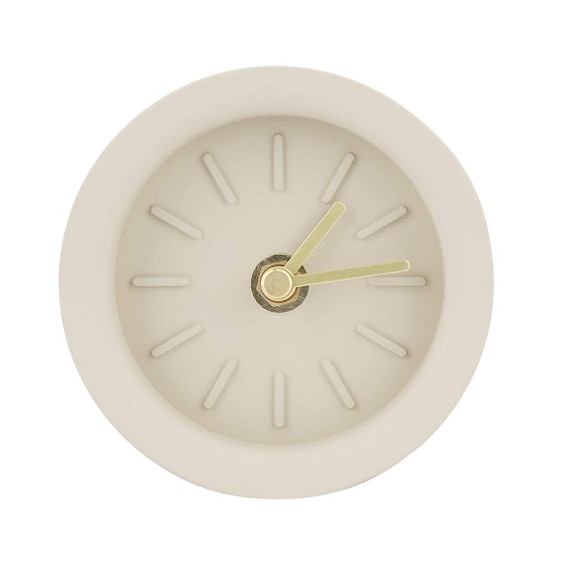 Concrete Clock, Ultra-Silence Technology Thickened Material Table Clock for Office for Kitchen