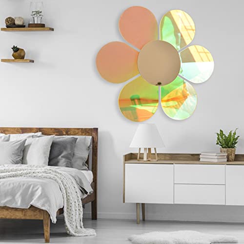 ATORSE® Acrylic Flower Retro Aesthetic Wall Sticker Decal for Home Bathroom M