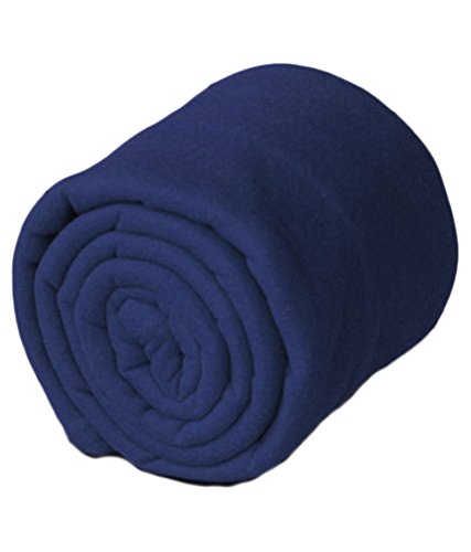 Goyal's ® Polar Fleece Single Bed Blanket - Blue & Green (Pack of 2)