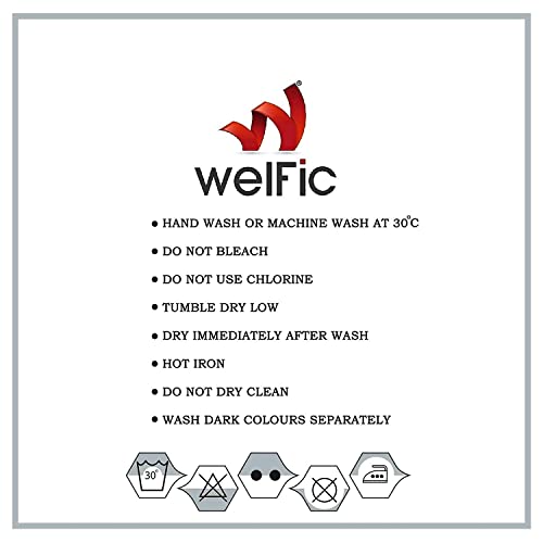 Welfic 100% Heavy Cotton Super Soft Touch Reversible Lightweight Blanket/Dohar (Pattern10, Double Bed 90"X100")