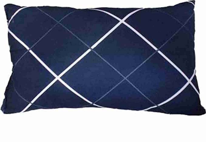 AG A BN Medium Hard Cotton Ultra Soft Blue Line Stripes Bed Pillow Sets (Set of 6, Size - 26'' X 16'')