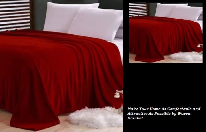 Wavva® Plain and Black and White Fleece 2 Single Bed Blankets-Red and Black and White (Set of 2)