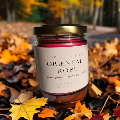 Scarlet Blinks Citrus Sorbet Candles | Oriental Rose Candles | Lavender Serenity Candles | Soy Wax Candles | Aroma Therapy Candles | Burning Time:- 45HRS Pack of 3