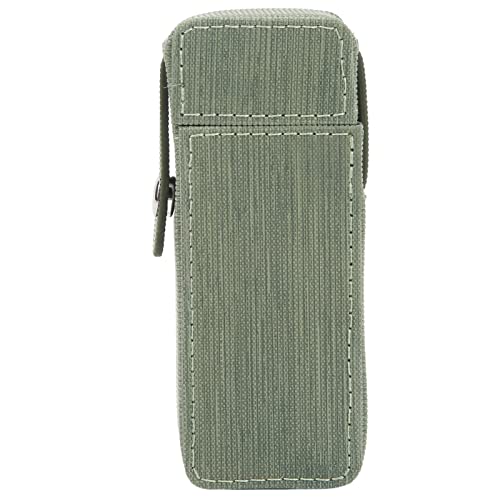 Cigarette Box, Waterproof PU Cigarette Case Delicate Strong for Office (Pea Green)