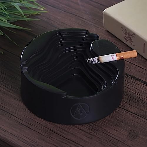 Marble Rust and Resin Contour Ashtray For Indoor, Ash Trays For Smoking For Home, Ashtray For Cigarette Stylish, Ashtray For Home, Car Ashtray
