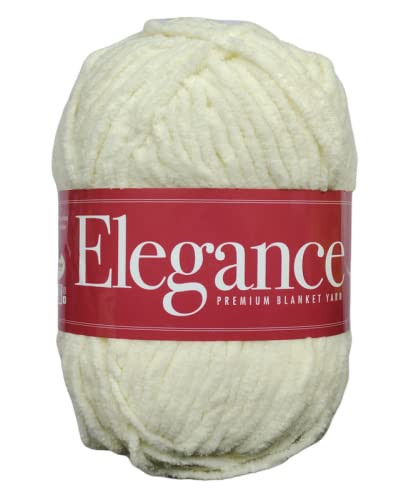 NTGS Vardhman Elegance Premium Blanket Knitting Yarn Thick/Mottu (1 Ball 200 Gram Each) Wool,200 Gm Best Used With Knitting Needles,Crochet Needles Wool Yarn For Knitting Shade No-19