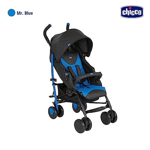 Chicco Echo Stroller with Bumper Bar, Pram for 0 to 5 years New Born / Baby / Toddler / Kid (Boy,Girl), Fully Reclining Backrest with 4 Positions, Adjustable Leg Rest, Compact Umbrella Fold with Easy to Carry Handle, 5-Point Safety Harness, Large Canopy w