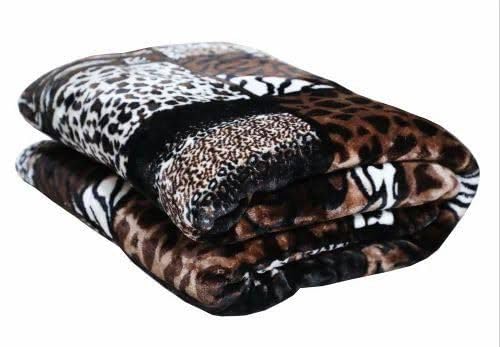 ALCITIC Home Single Layered Luxurious Mink Blanket for Double Bed Soft & Warm for Winters Floral Print for Double Bed.