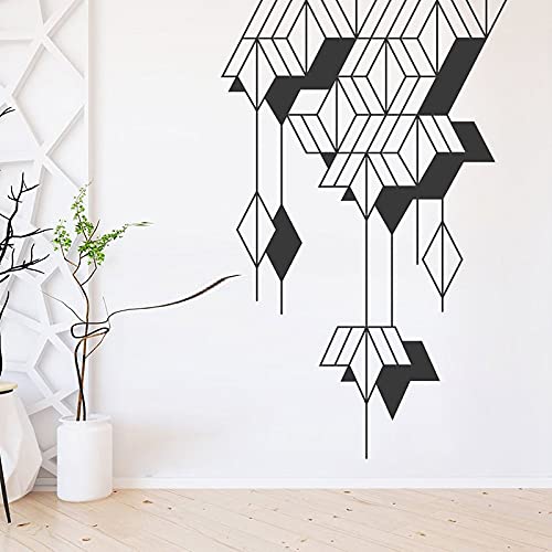 GADGETS WRAP Vinyl Decal Sticker Geometric Abstract Art (Item Finish Size : 90cm x 56cm)