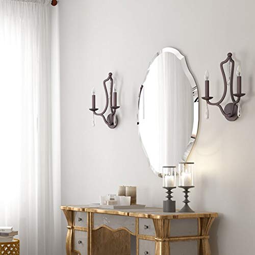 SDG Frameless Cuban Mirror N55 (18 x 24 Inch. with Beveled Edges, Suitable for Living/Bathroom)