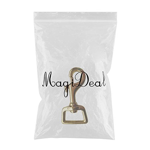 bnf® Solid Brass Square Swivel Trigger Clip Snap Hook Bag Clasp Key Chain 20x59mm | Water Sports | Scuba & Snorkeling | Other Scuba & Snorkeling