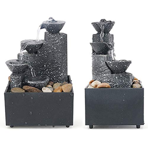 Wowobjects® Tabletop Fountain Creative Small Table Waterfall Fountain Water Fountain Decor Tabletop Waterfall