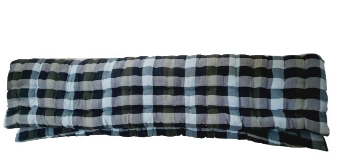 H B MSALA (DEVICE) Foldable Light Weight Filled Soft/Thin Cotton Filled Quilt Mattress - Patla Gadda (3 x 6 Ft. or 36 x 72 x 4 Inch)