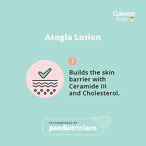 ATOGLA Tedibar Atogla Baby Lotion 200ml | Advance & Intense Body Moisturizing Lotion | Allantoin | Hypoallergenic* | Dermatologically Tested - By Torrent Pharma