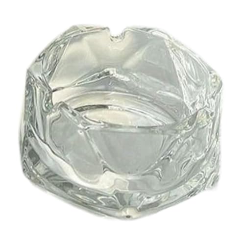 SHUBNALI Glass Ashtray Modern Craft Luxury Gift Ash Tray Holder for Home Tabletop color A