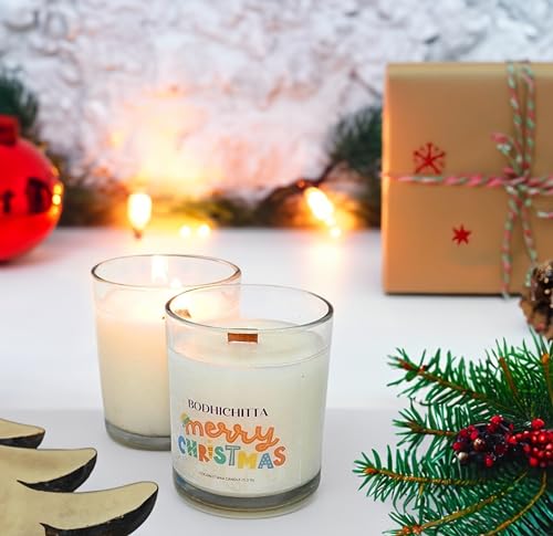 Bodhichitta Christmas Festive Bliss Candle| Elevate Your Holidays with Aromatic Joy (Wax Weight 150gm)