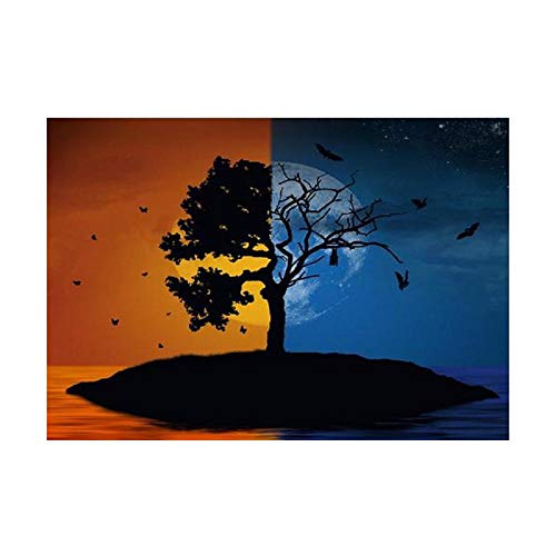 DIY 5D W031 Tree 40X30 Full Embroidery tings Arts Craft for Home Wall Decor(W031) -Layfoo