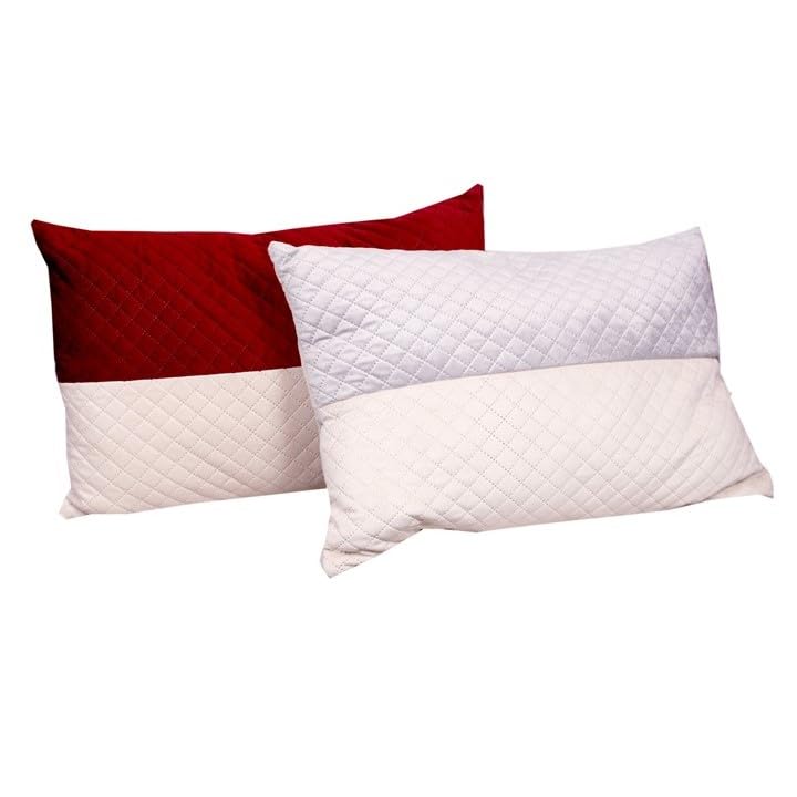 Premium Comfort Zone Polyfiber Filled Premium & Comfortable Pillow 1 pc (17 x 27 in) Red