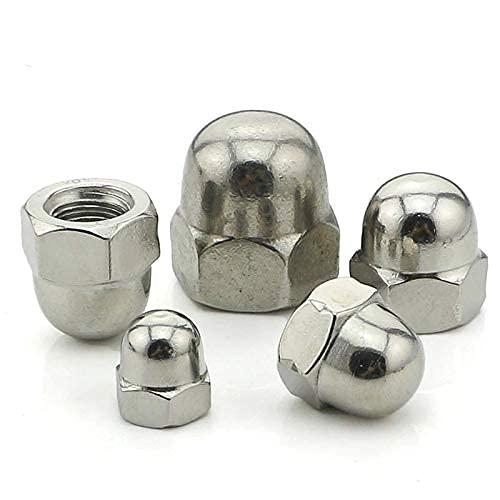 3/8 inch - Thread Dia Dome Head Cap Acorn Hex Nuts Quantity - 100 Pcs