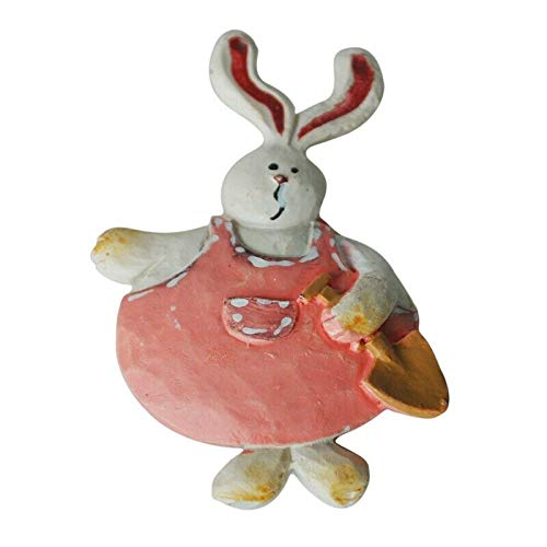 UBERSWEET® 1X(Creative Resinous Country Style Rabbit Fridge Magnet,Pink Z6O6)