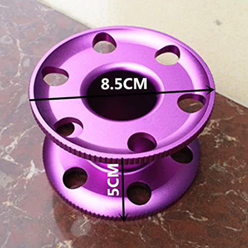 bnf® Aluminum Scuba Diving Dive Finger Spool Snorkeling Guide Line Reel Purple | Water Sports | Scuba & Snorkeling | Other Scuba & Snorkeling