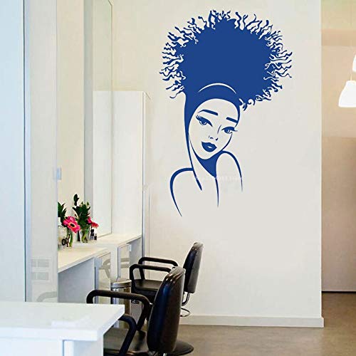 GADGETS WRAP Vinyl Decal Sticker Afro Hairstyle Beautiful Girl Face (Item Finish Size : 42cm x 65cm)