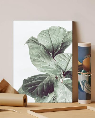 GADGETS WRAP Canvas Gallery Wrap Framed for Home Office Studio Living Room Decoration (11x14inch) - Fiddle Fig I