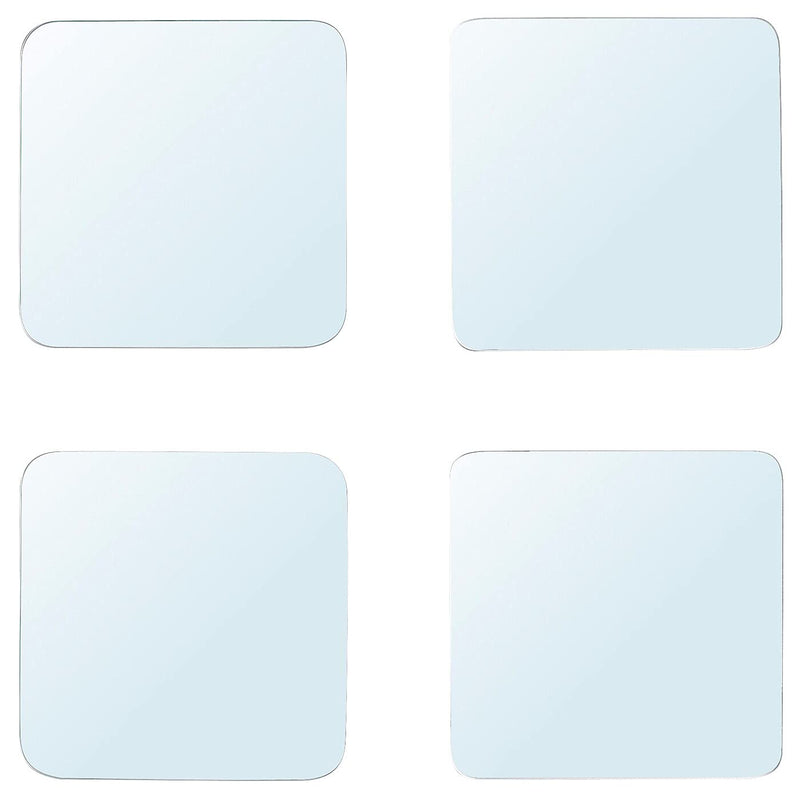 BS Case IKEAA Mirror with Two Sided Tape 20x20 cm (7 7/8x7 7/8 ") Pack of 4