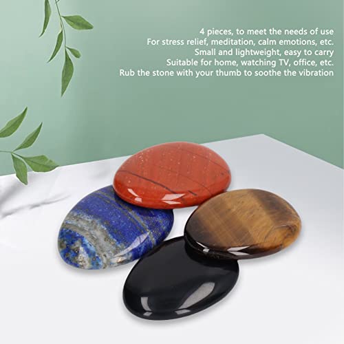 Thumb Worry Stone, Meditation Ease of Use Oval Worry Stone for Home