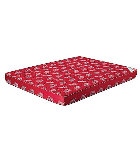 Kurl-On Kurlo Coir Rubberised Mattress,Size (72x48),4" Inch,Maroon