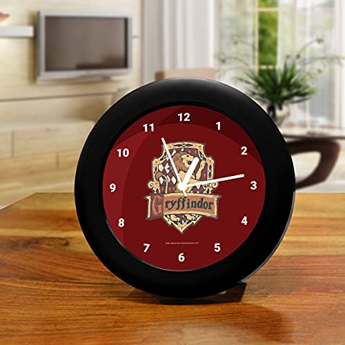 MC SID RAZZ- -Harry Potter Gryffindor Table Clock New | Table Clocks Desk Clock | Table Clock for Home Decor |Table Clock (with Numbers) for Office- Official Licensed by Warner Bros, USA