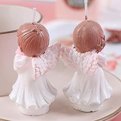 Babies Bloom Baby Shower Cake Toppers Birthday Candles Decorative Party Candles Little Angel Baby Shower Candle Gift Set (Set of 2)