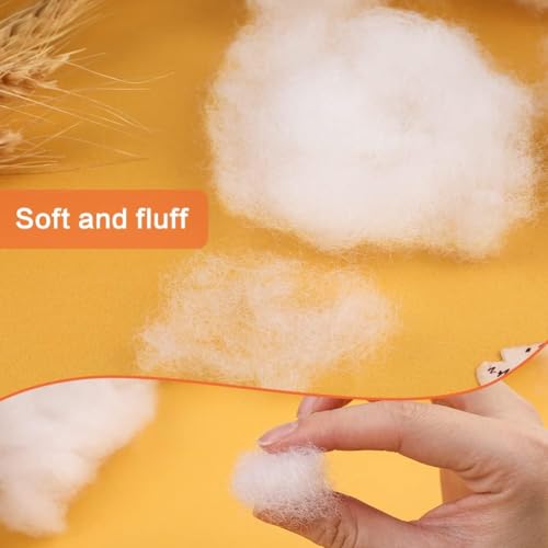 Perfect Sleeper Premium 1kg Polyester Fiber Filler: Cloud-Like Softness for Pillows, Soft Toys, and Crochet Projects - Ideal Synthetic Alternative to Cotton with Durable Resilienc