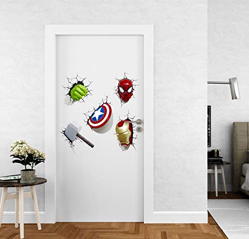 DivineDesigns™ Avengers Tools Door Sticker | Sticker for Living Room, Bedroom, Office (Vinyl, Standard, Multicolour)