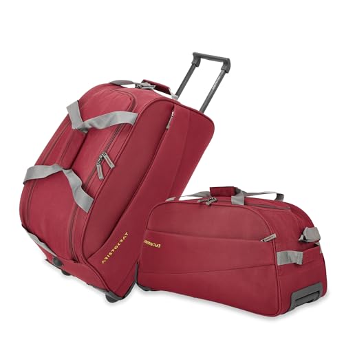 Aristocrat Polyester 63 cms Red Travel Duffle (Rookie)