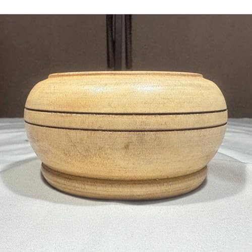 Rustic Handmade Wooden Ashtray for Home, Office, and Car Use (4" YELLOW) (1)