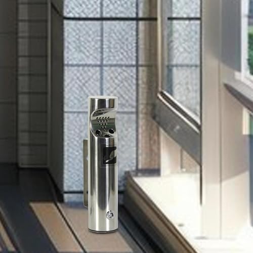 Ashtray Stainless Steel Wall Mount Practical Ash Holder for Patio Bar Garden Argent|Home & Garden|1 Ashtray Cylinder