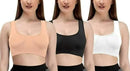 Womens Multicolor Air Bra (Pack of 3)