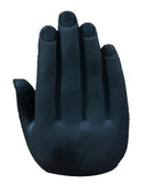 Black-Golden Handcrafted Meditating Palm Buddha Idol