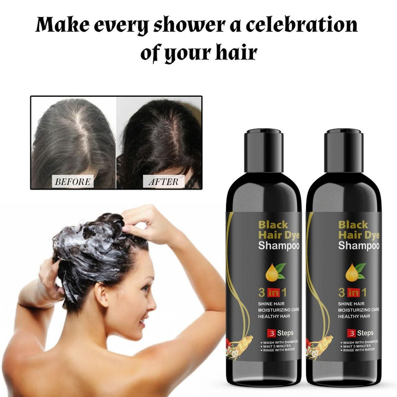 BD BLOSDREAM Black Hair Shampoo 3 in 1-100ml (Pack of 2)