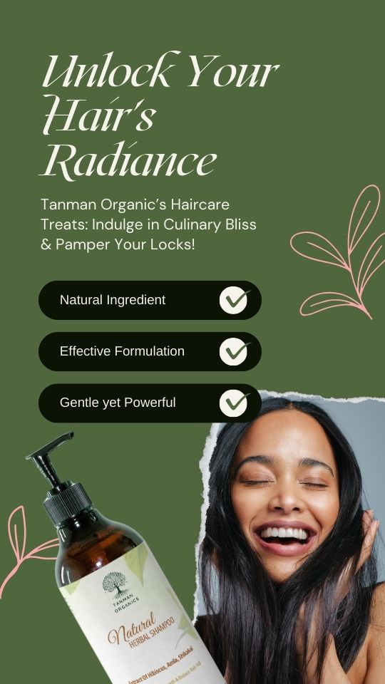 Natural Shampoo | Organic Ingredients | Anti Hair Fall | Hair Regrowth Shampoo | Reduce Hair Fall | Shinning Hair - Tanman Organics (Tanman Organics)