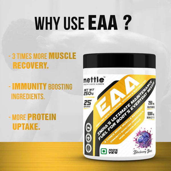 GetmyMettle EAA: Ultimate Maintenance Fuel Enriched with Glutamine, Vitamins, and Electrolytes