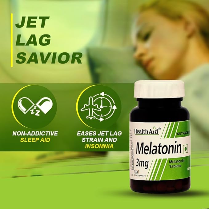 HealthAid I Melatonin 3mg I 60 Tablets