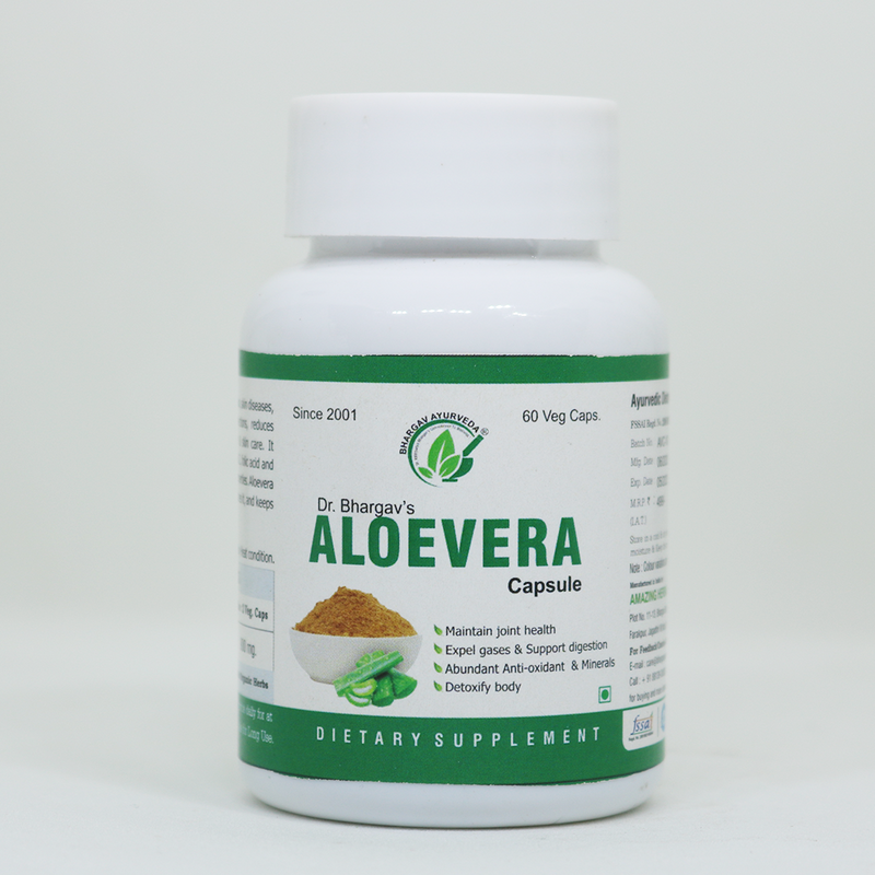 Dr.Bhargav's Aloe vera 60 Capsule & Amla 60 Capsule