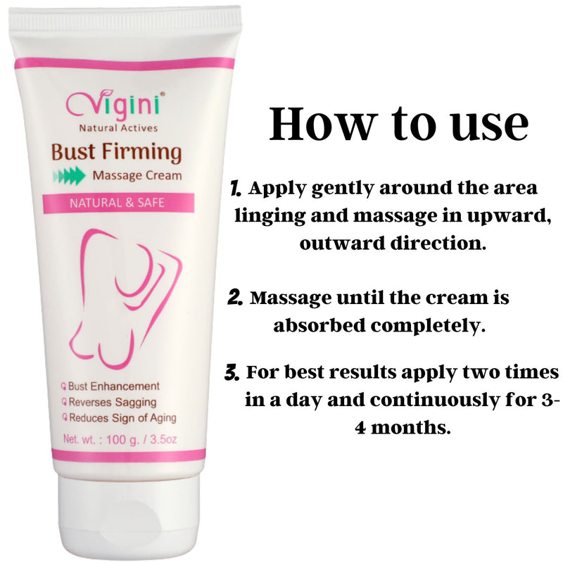 Vigini Bust Firming Breast Enlargement Tightening & Lifting Growth Increase Size Cream-100gm