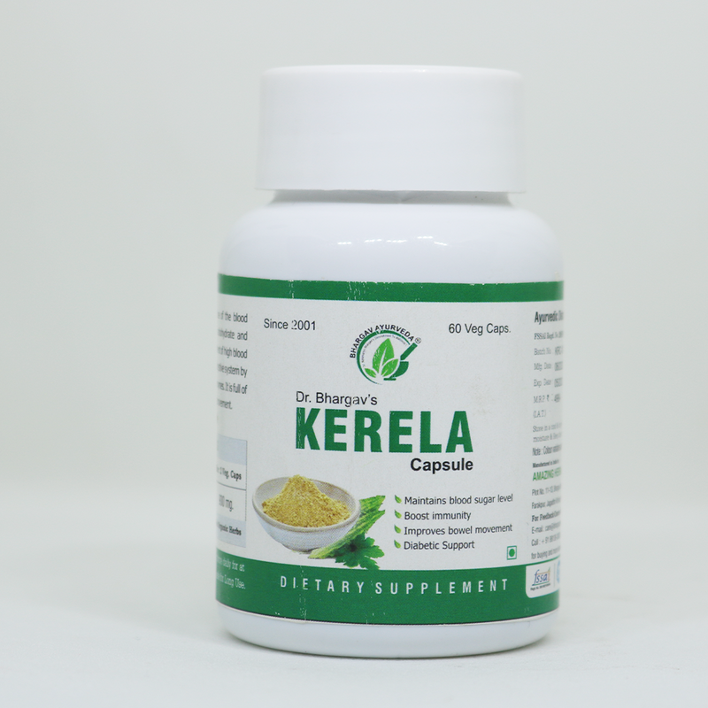 Dr.Bhargav's Madhu Jeevan Ras 500 ml & Karela 60 Capsule