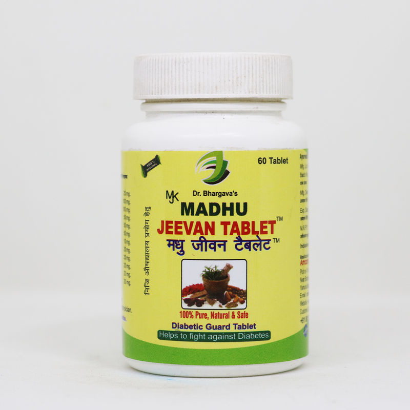 Dr.Bhargav's Madhu Jeevan Ras 500 ml & Madhu Jeevan Tablet 60 Tablet